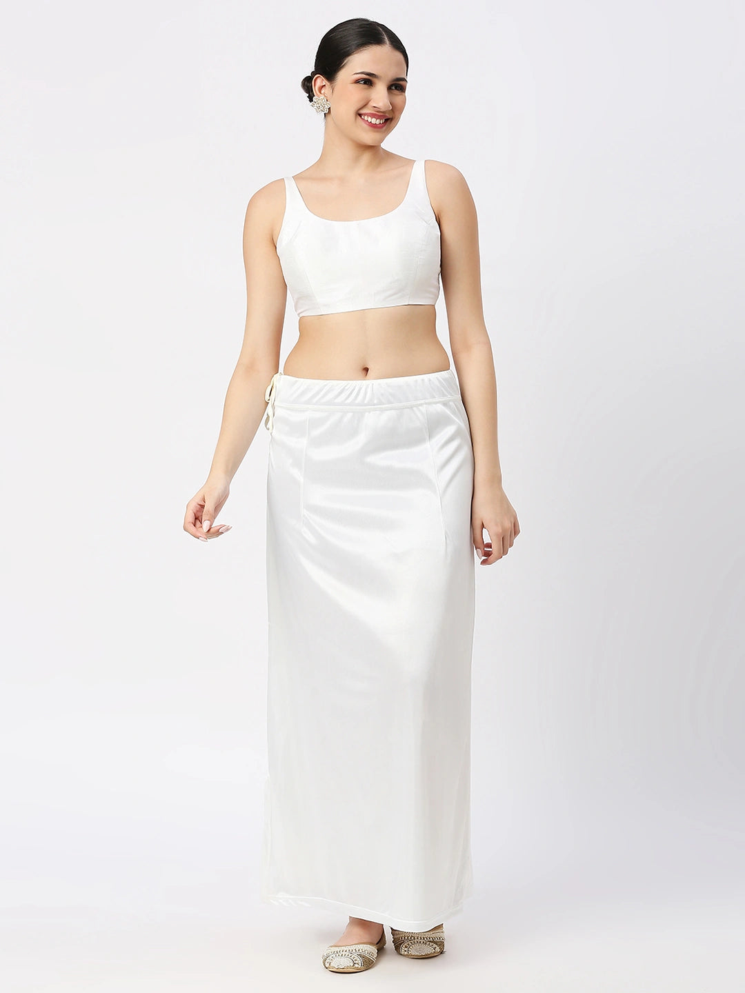 White Satin Petticoat