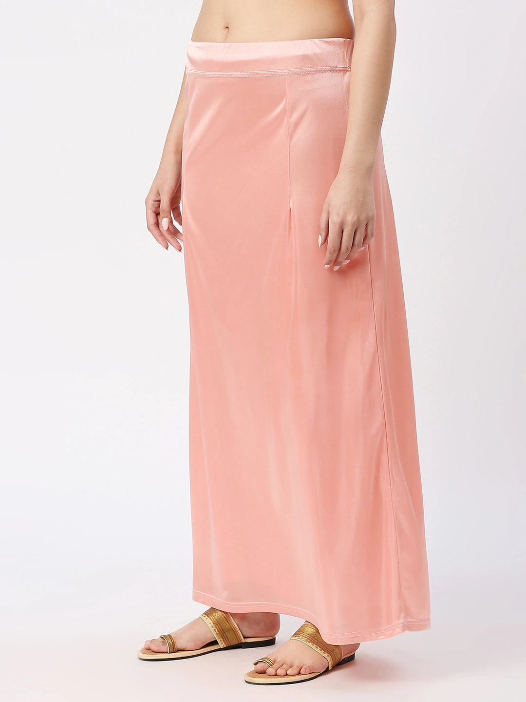 Warm Pink Satin Petticoat