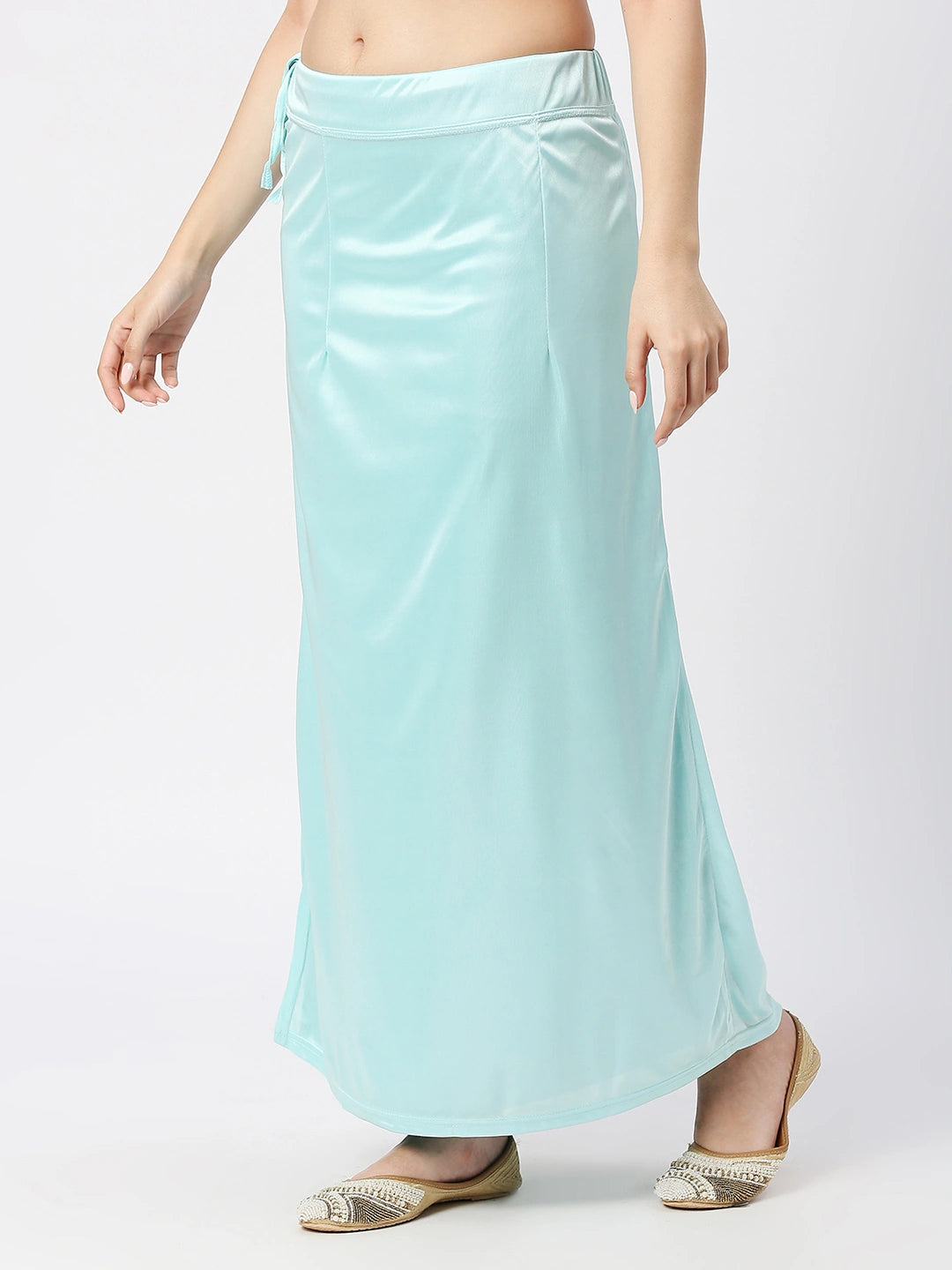 Light Blue Satin Petticoat