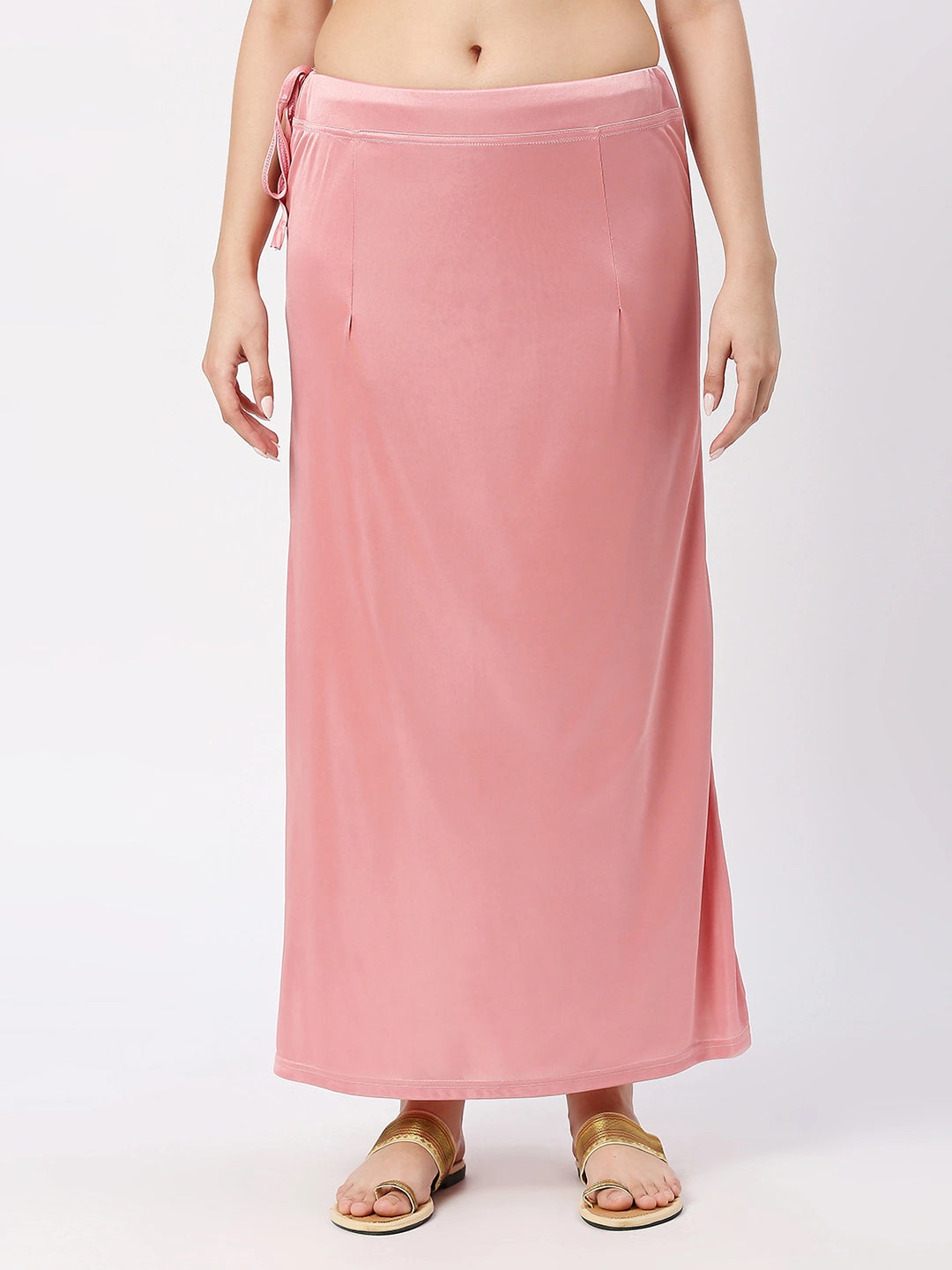 Light Coral Pink Satin Petticoat