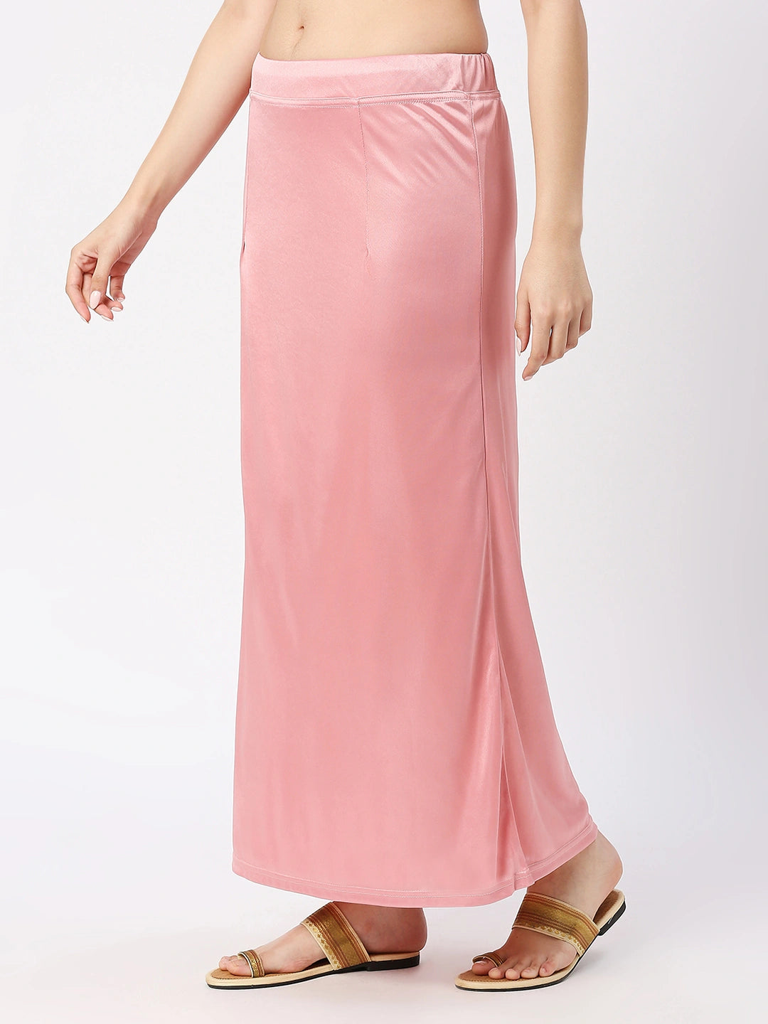 Light Coral Pink Satin Petticoat