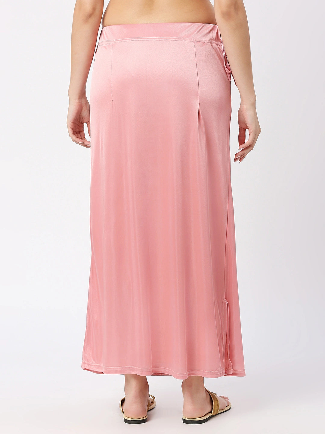 Light Coral Pink Satin Petticoat