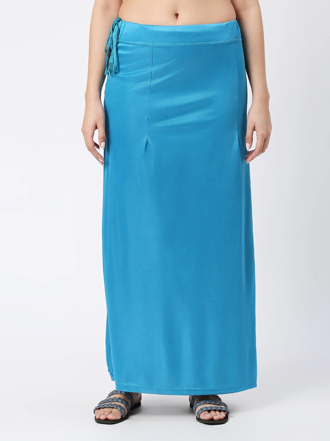 Ocean Blue Satin Petticoat