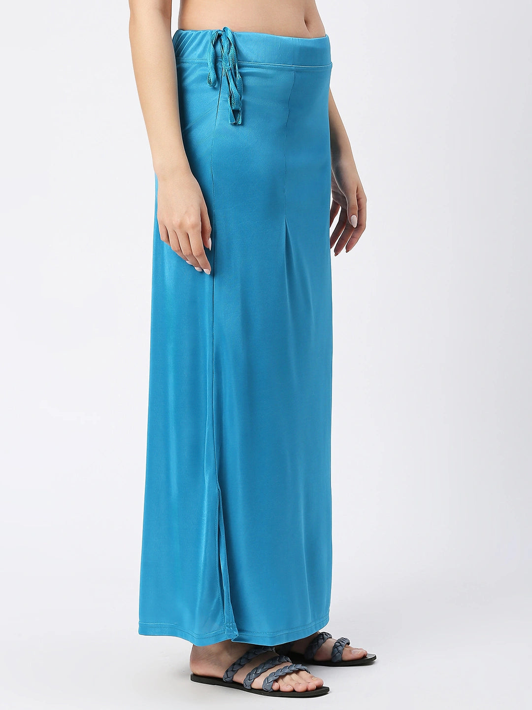 Ocean Blue Satin Petticoat