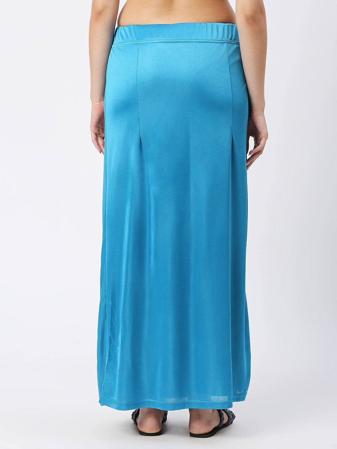 Ocean Blue Satin Petticoat