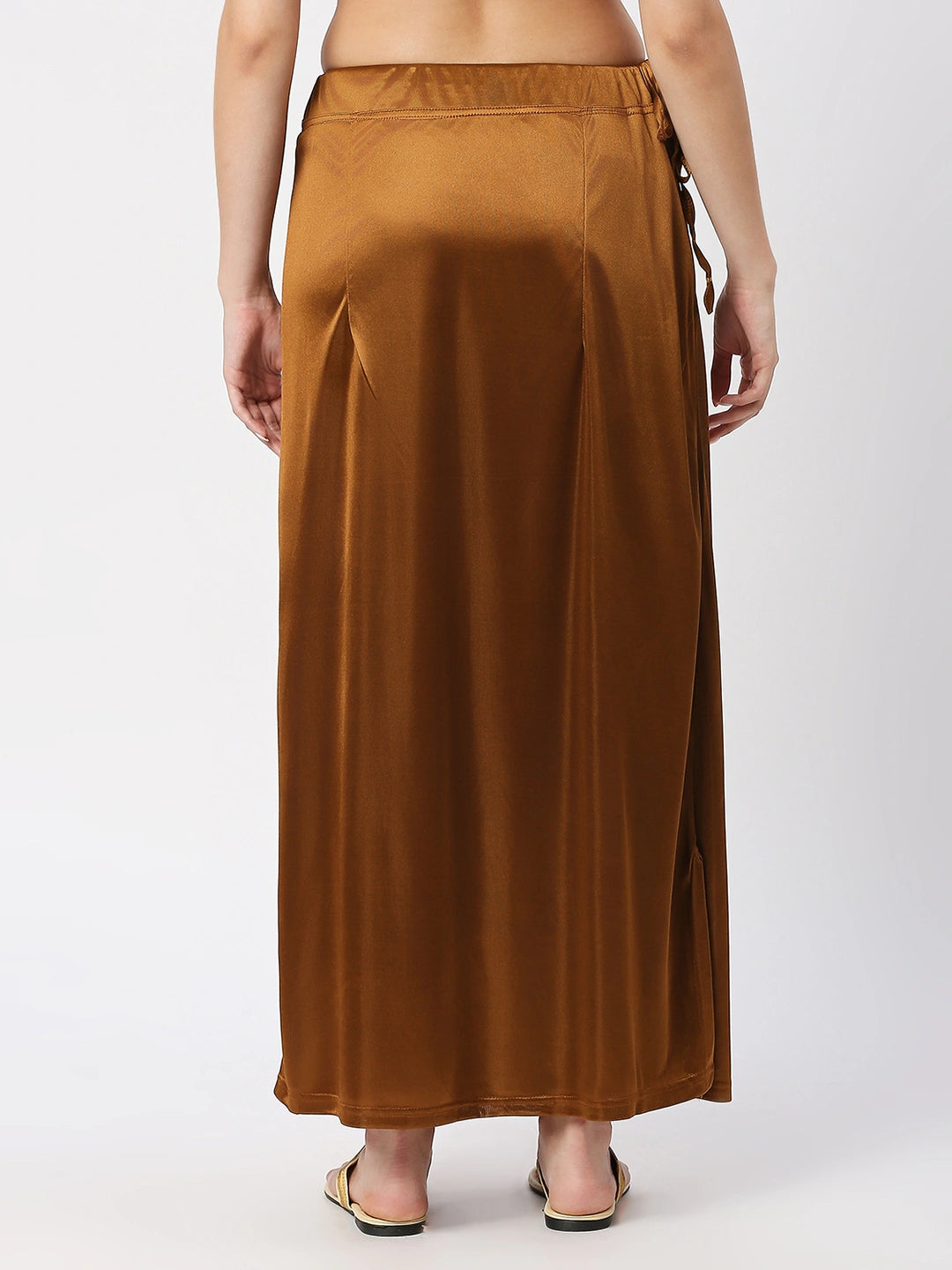 Copper Brown Satin Petticoat