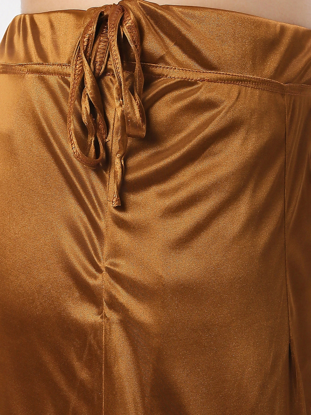 Copper Brown Satin Petticoat