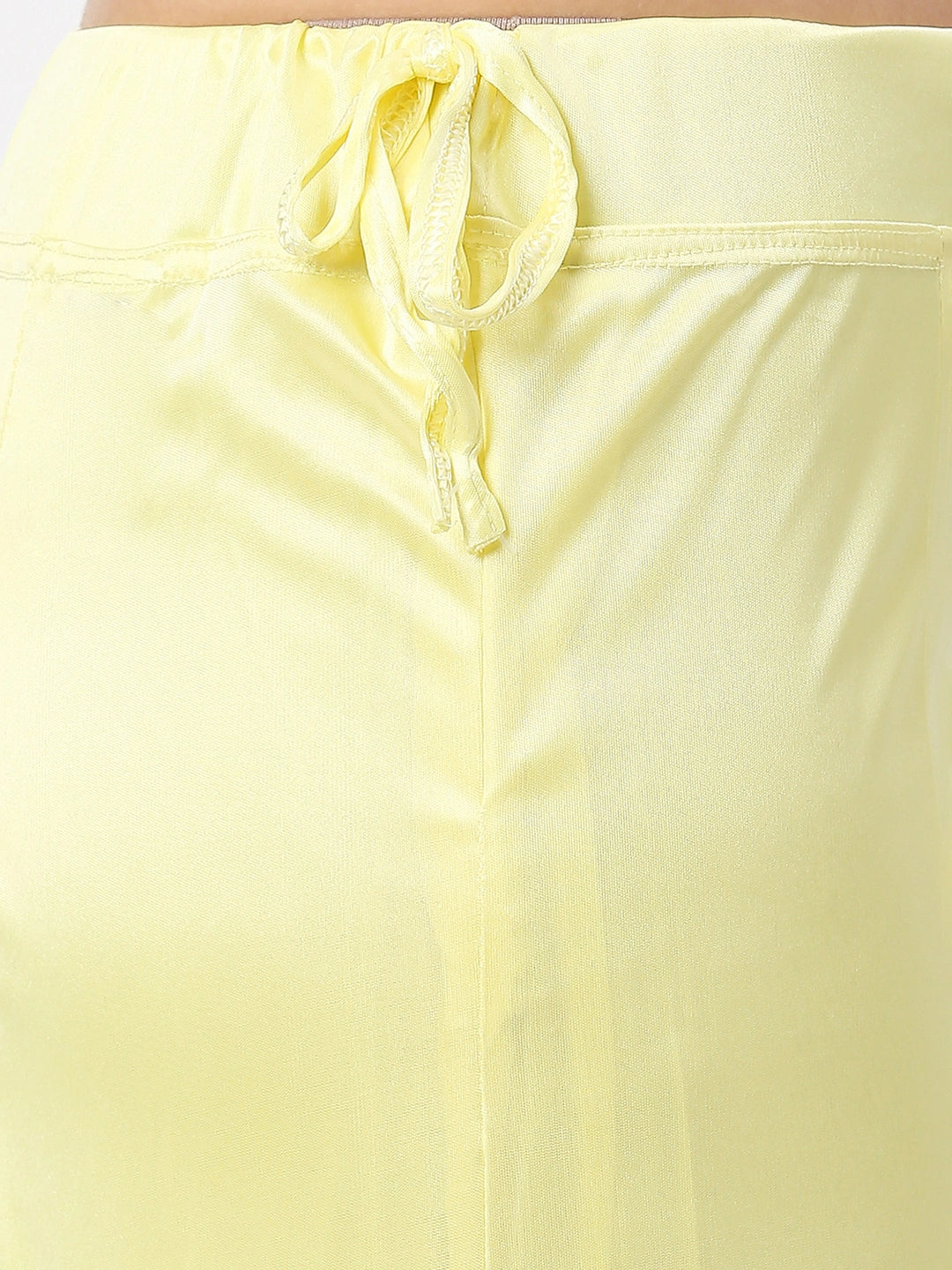 Lime Yellow Satin Petticoat