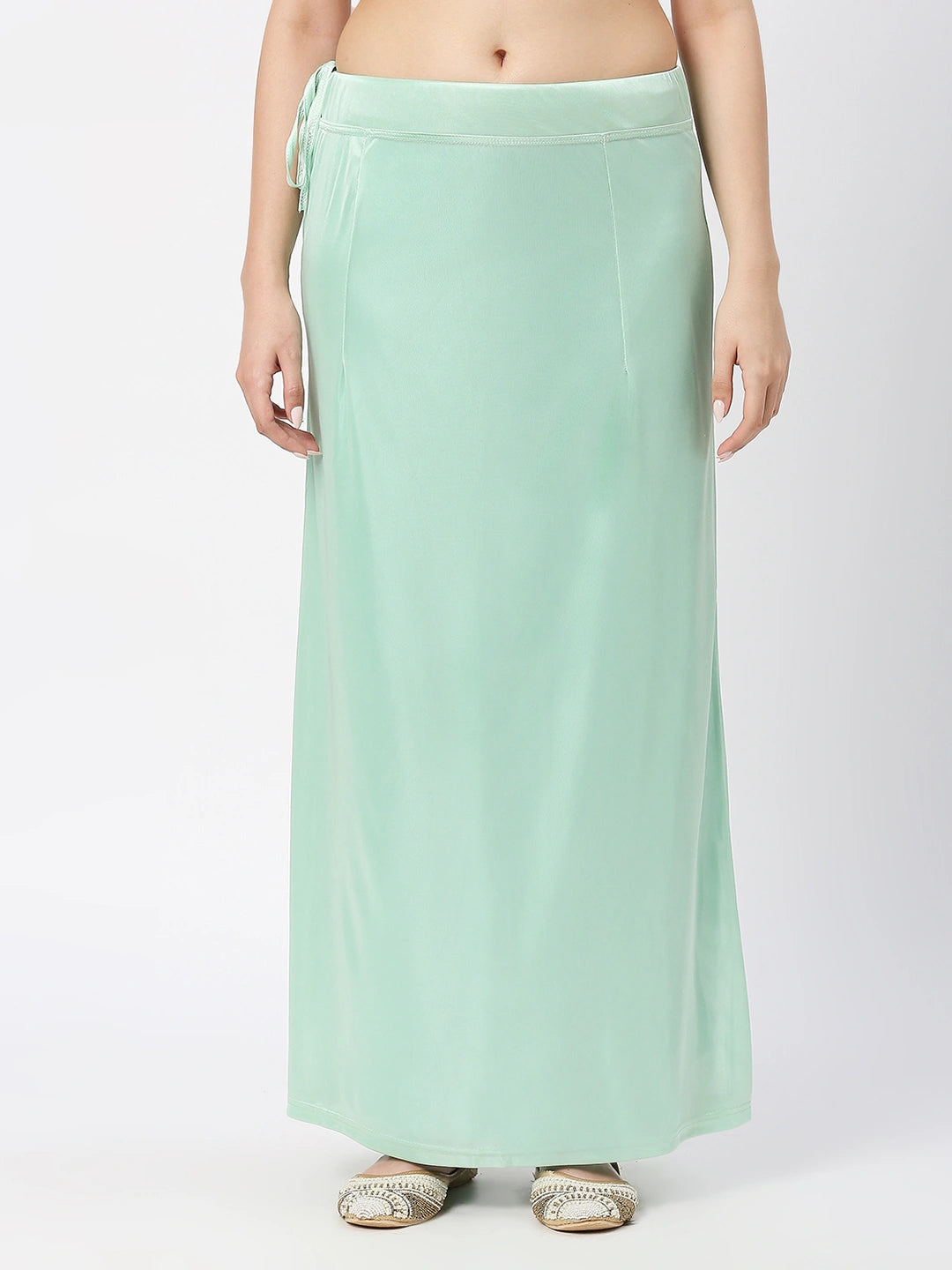 Pastel Green Satin Petticoat