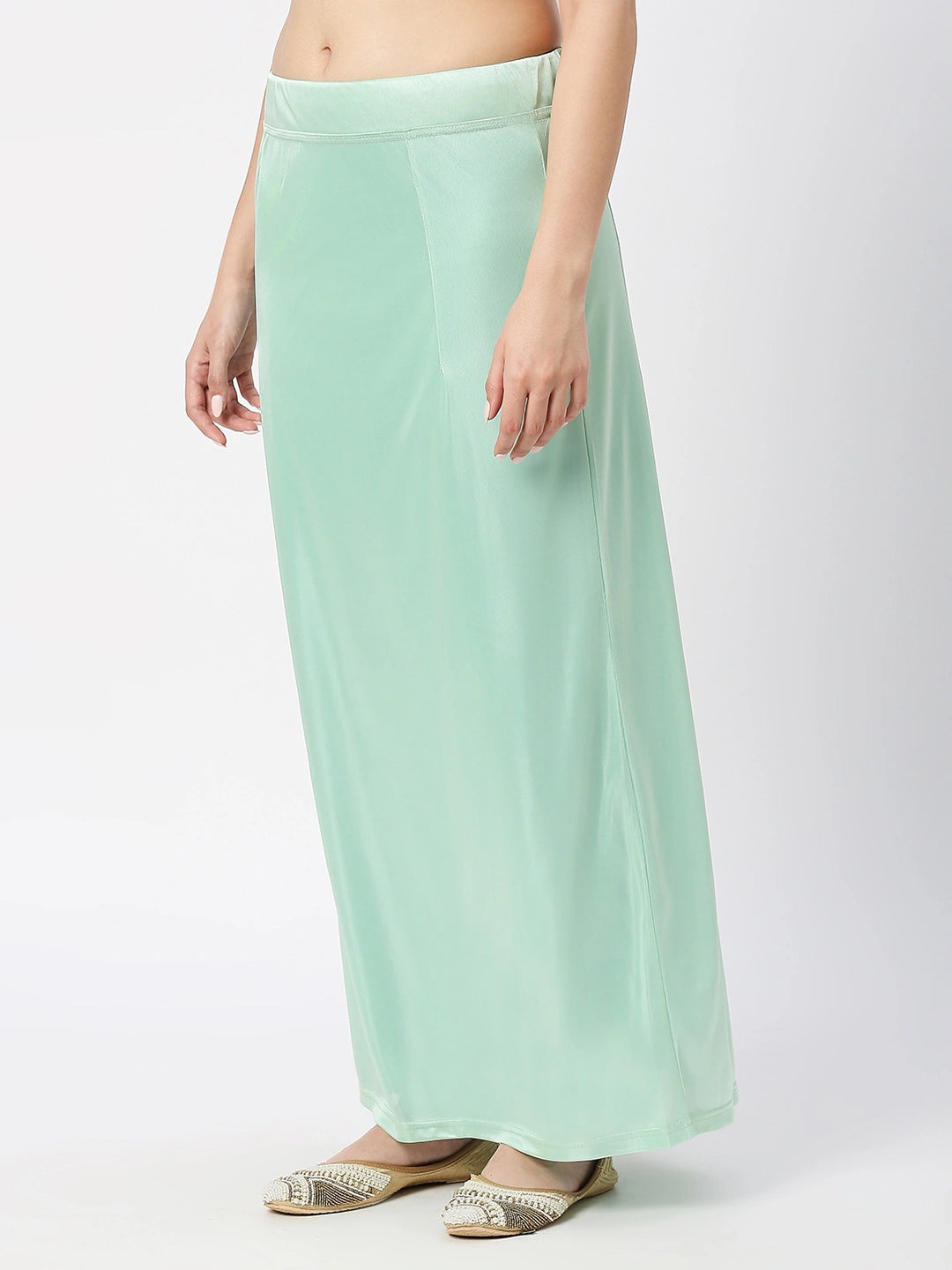 Pastel Green Satin Petticoat