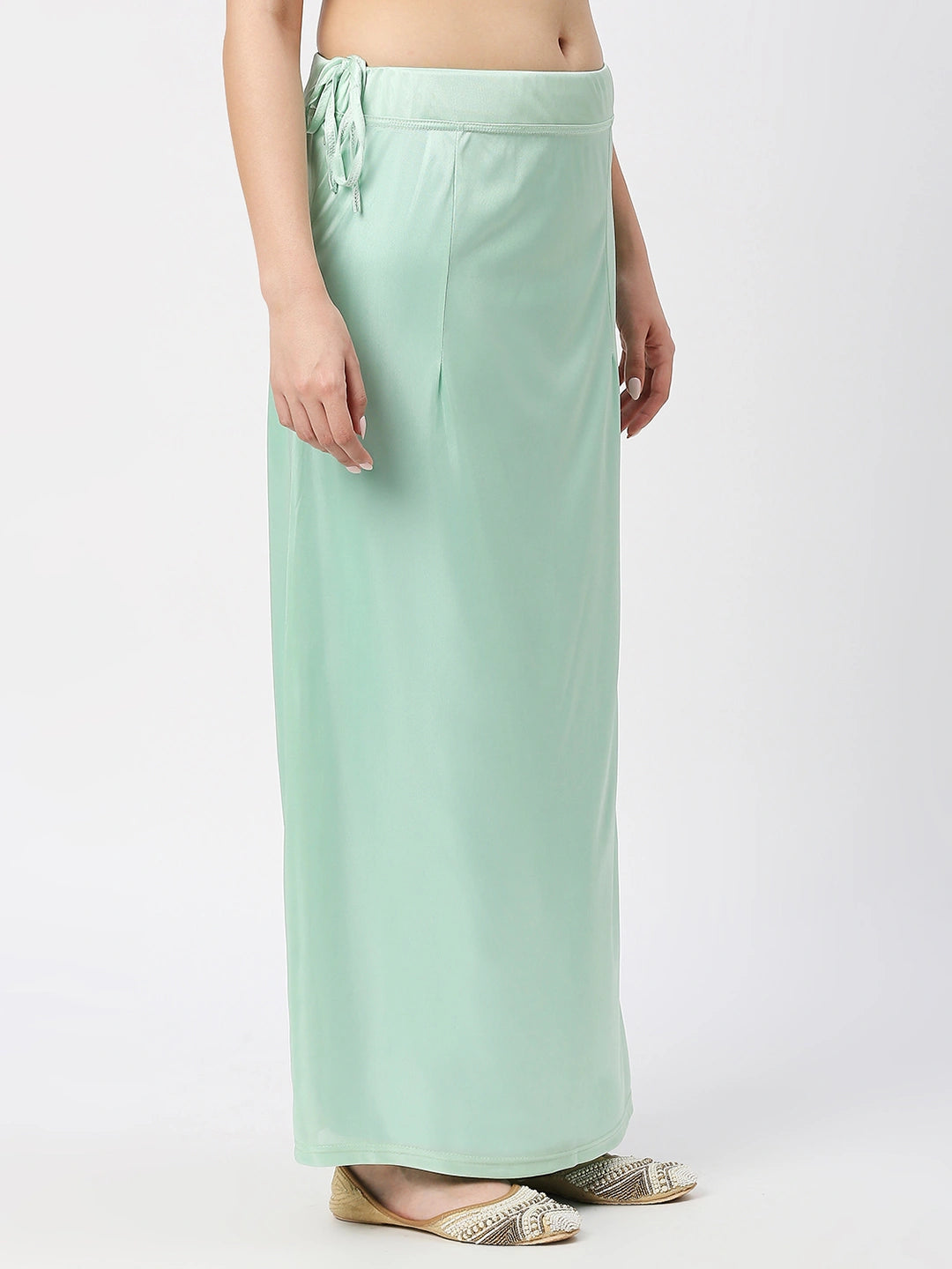 Pastel Green Satin Petticoat