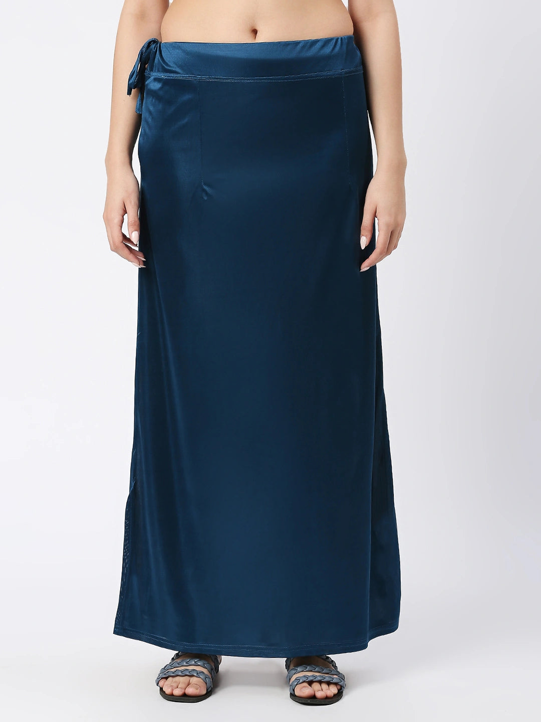 Prussian Blue Satin Petticoat