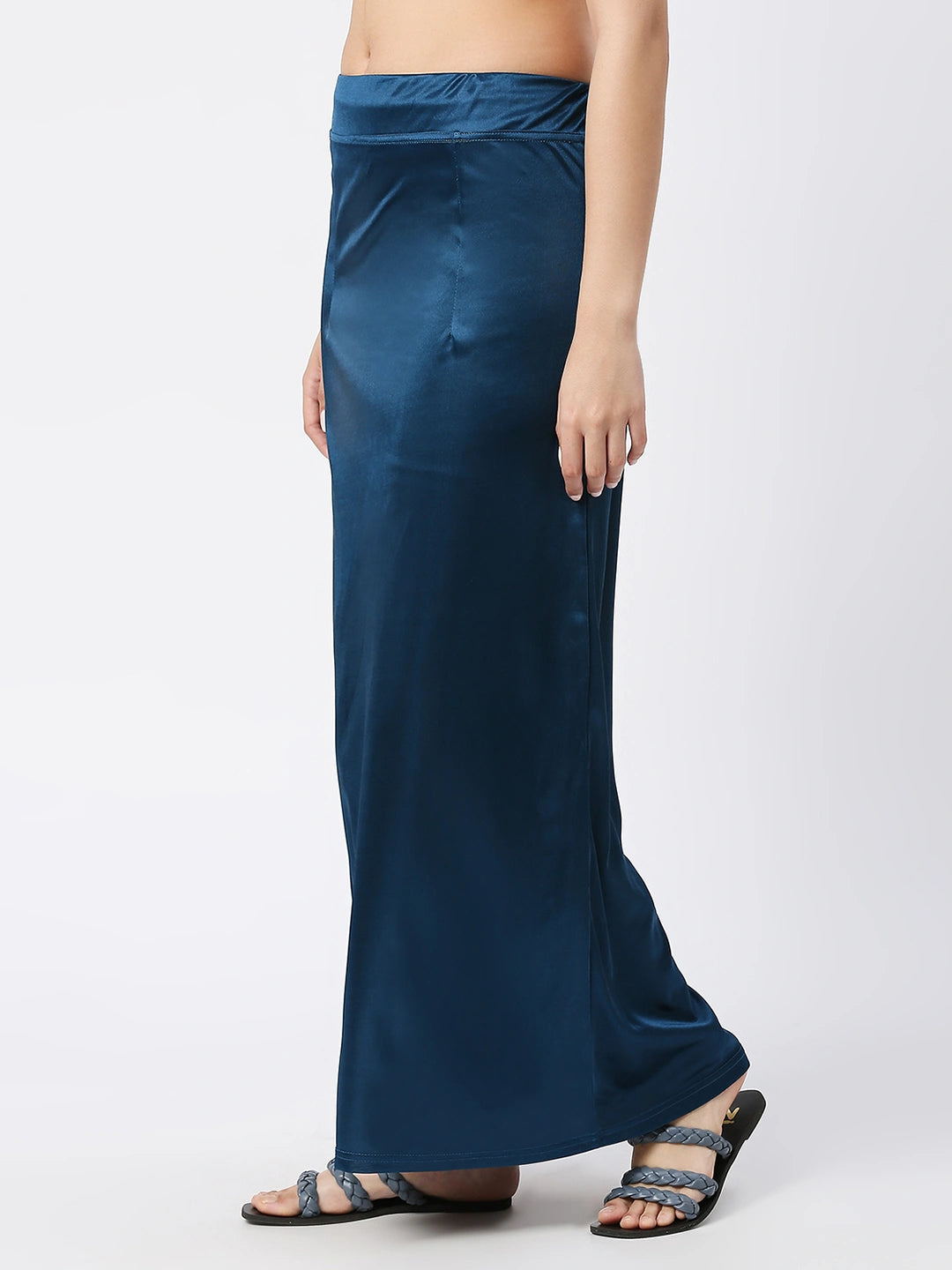 Prussian Blue Satin Petticoat