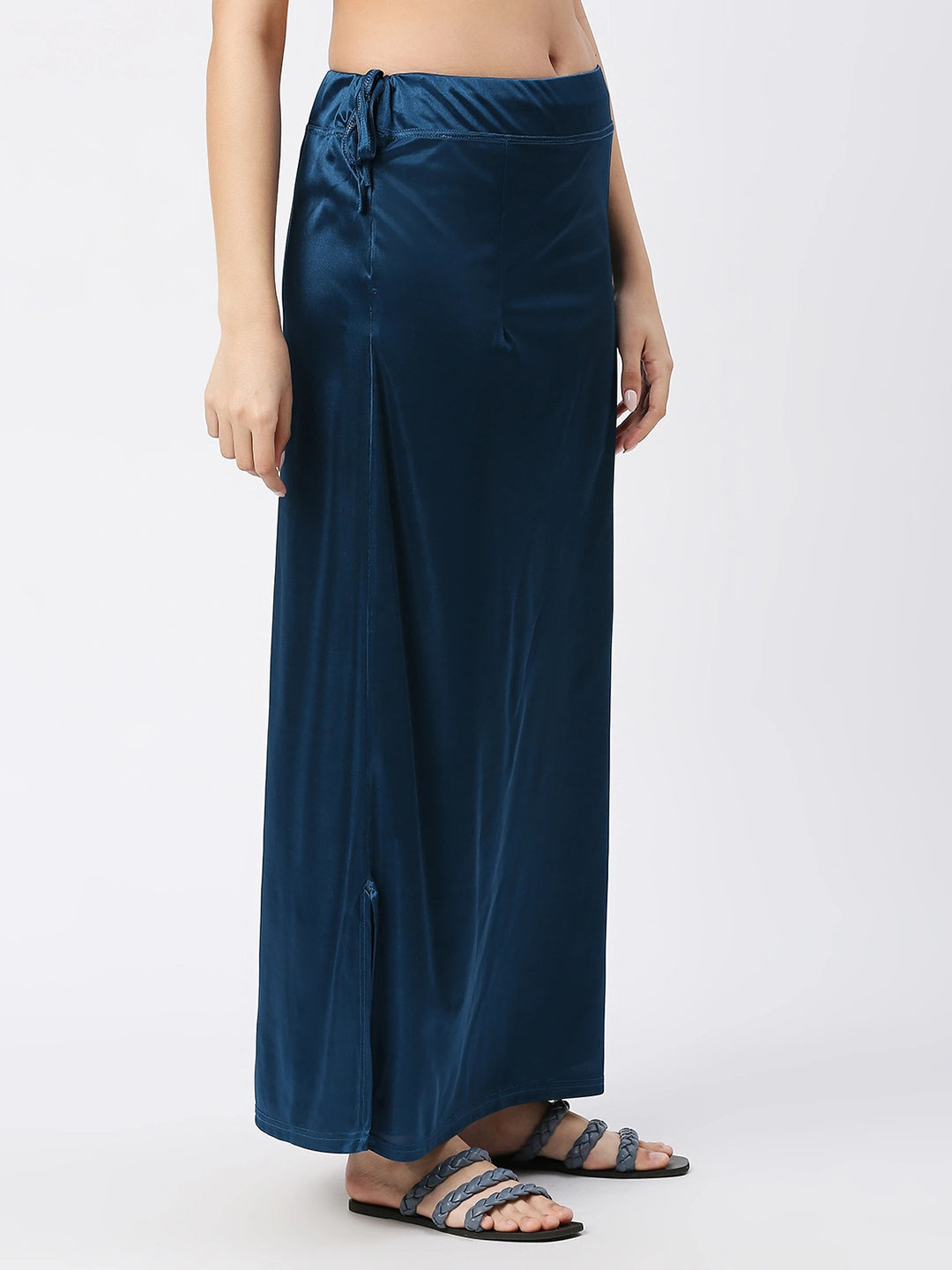 Prussian Blue Satin Petticoat