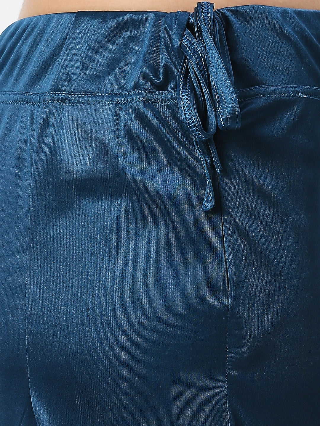 Prussian Blue Satin Petticoat
