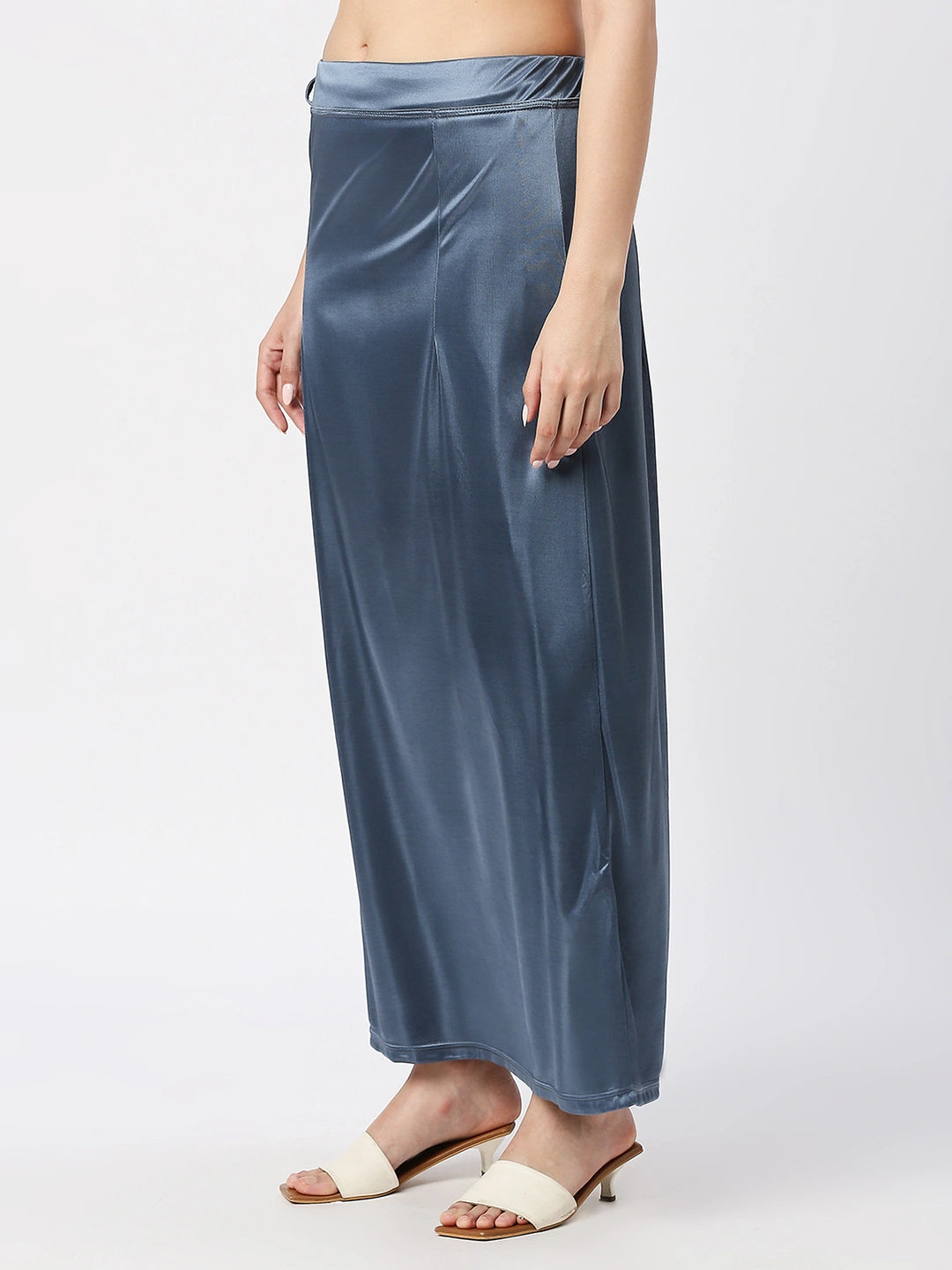 Grey Satin Petticoat