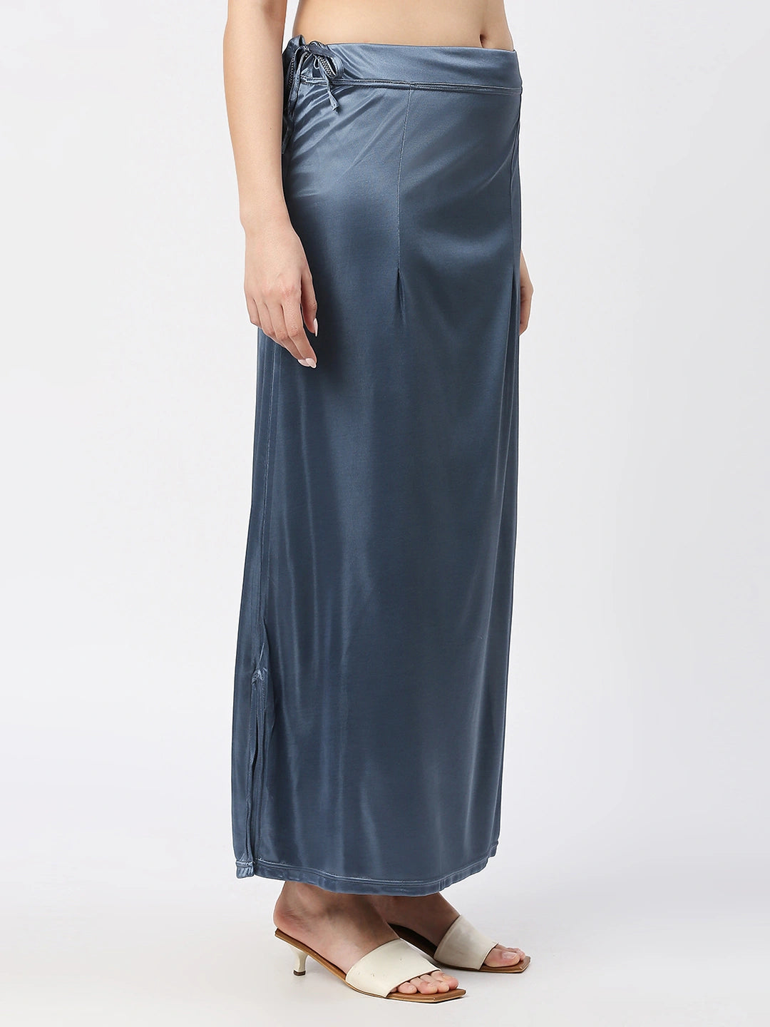 Grey Satin Petticoat