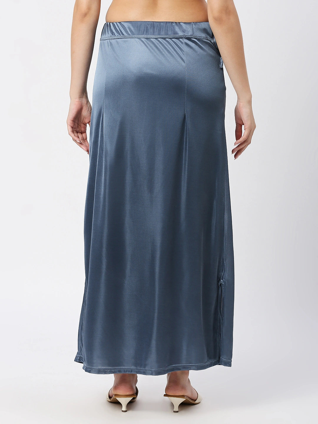 Grey Satin Petticoat