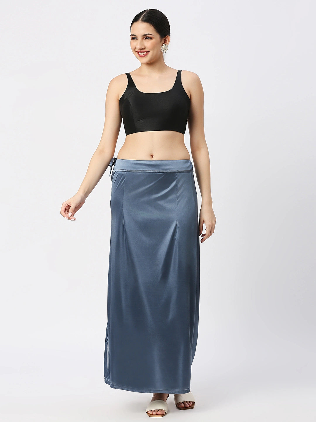 Grey Satin Petticoat