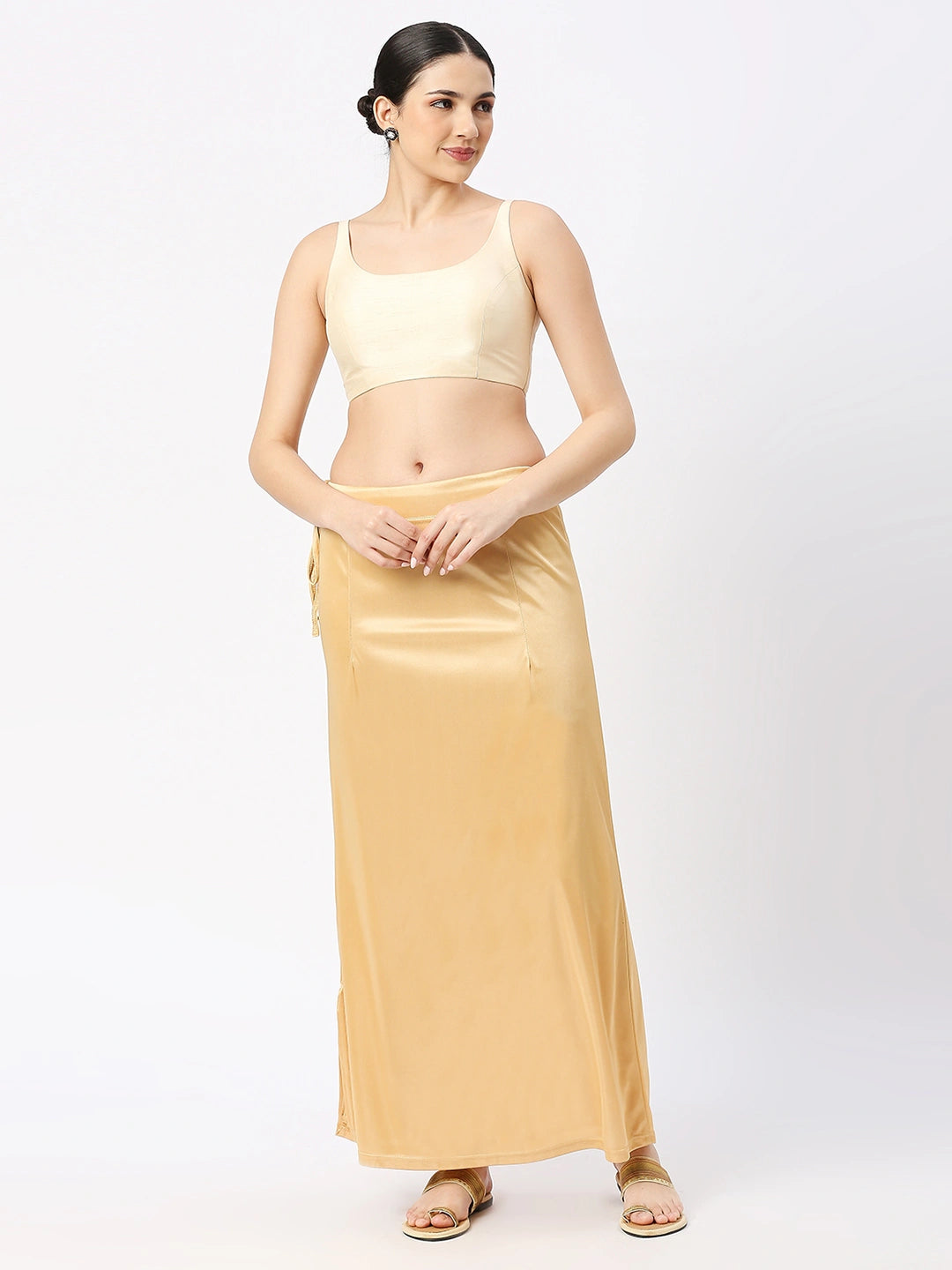 Light Caramel Satin Petticoat