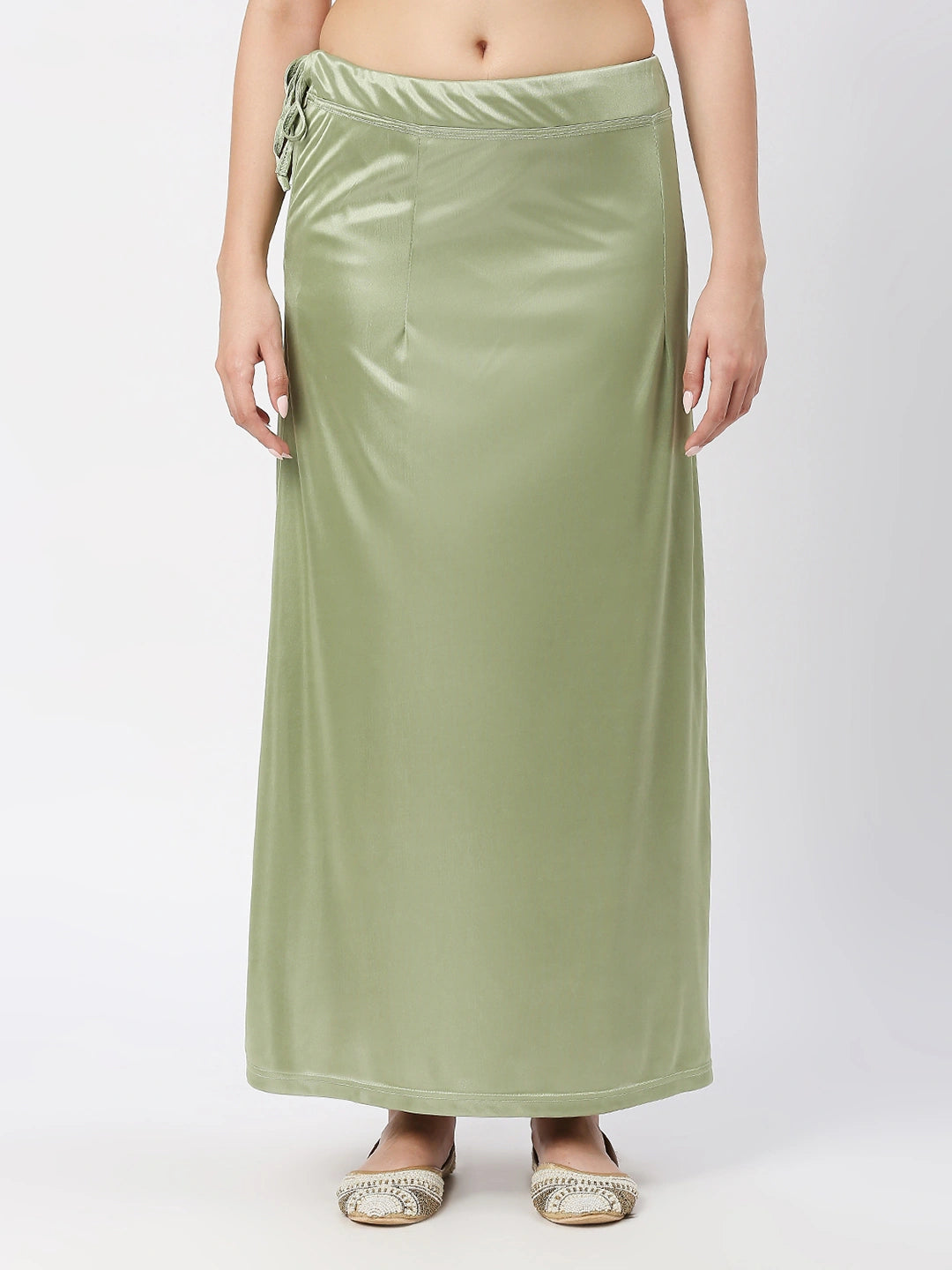 Pale Green Satin Petticoat
