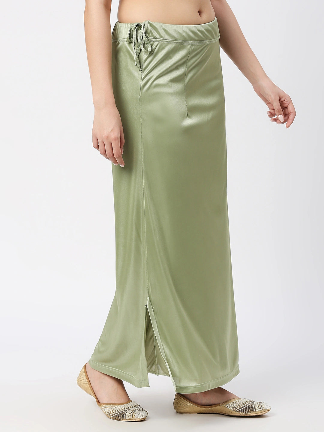 Pale Green Satin Petticoat