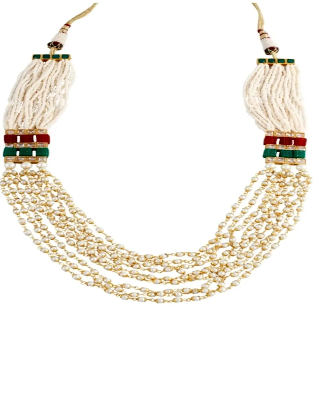 Pearl Layered Necklace Set