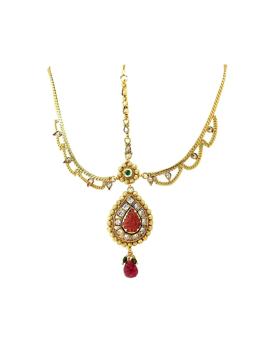 Red Gold Plated Mathapatti
