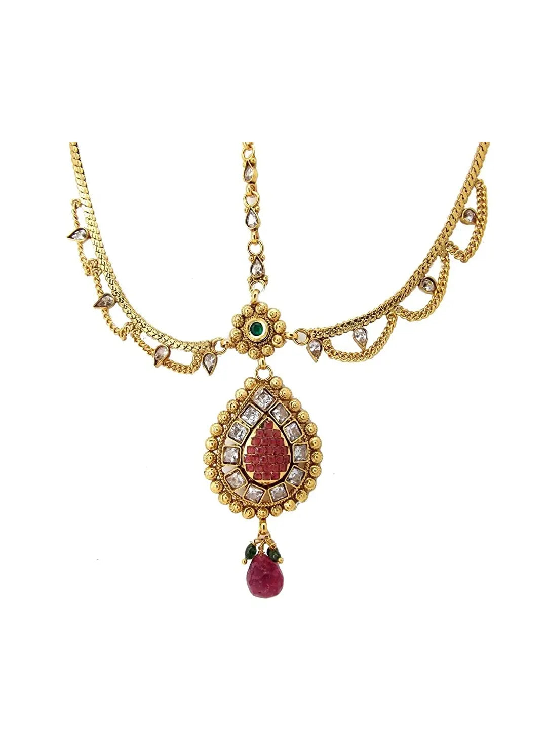 Red Gold Plated Mathapatti