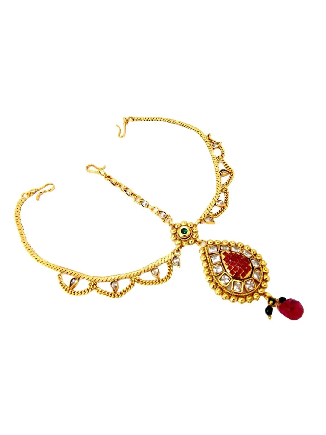 Red Gold Plated Mathapatti