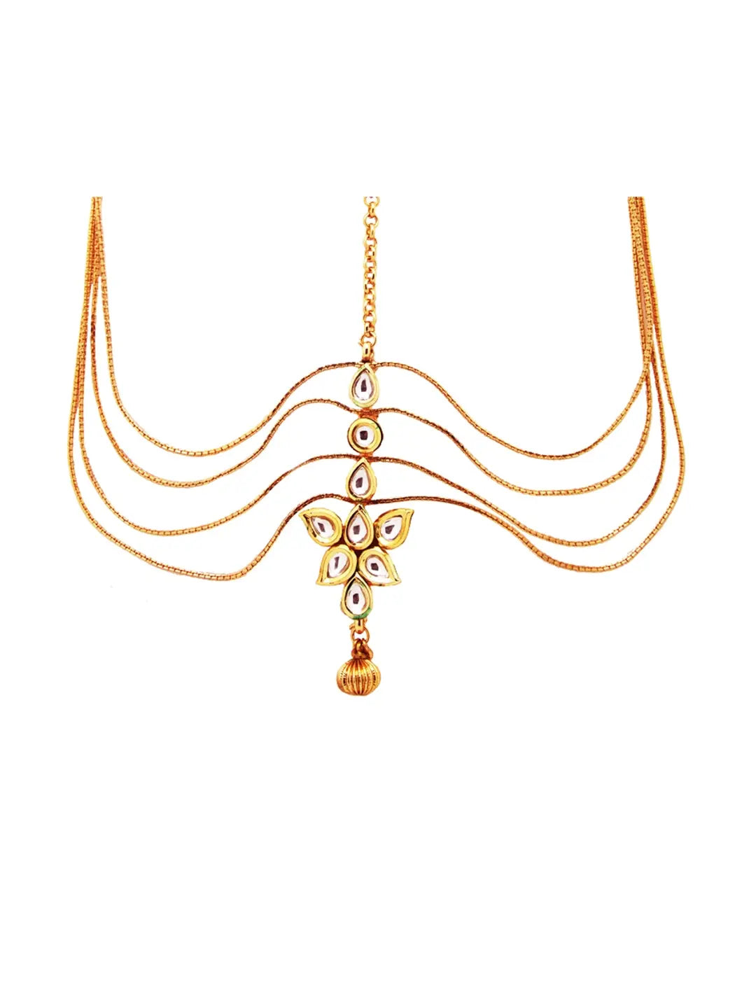 Gold Plated Layered Mathapatti