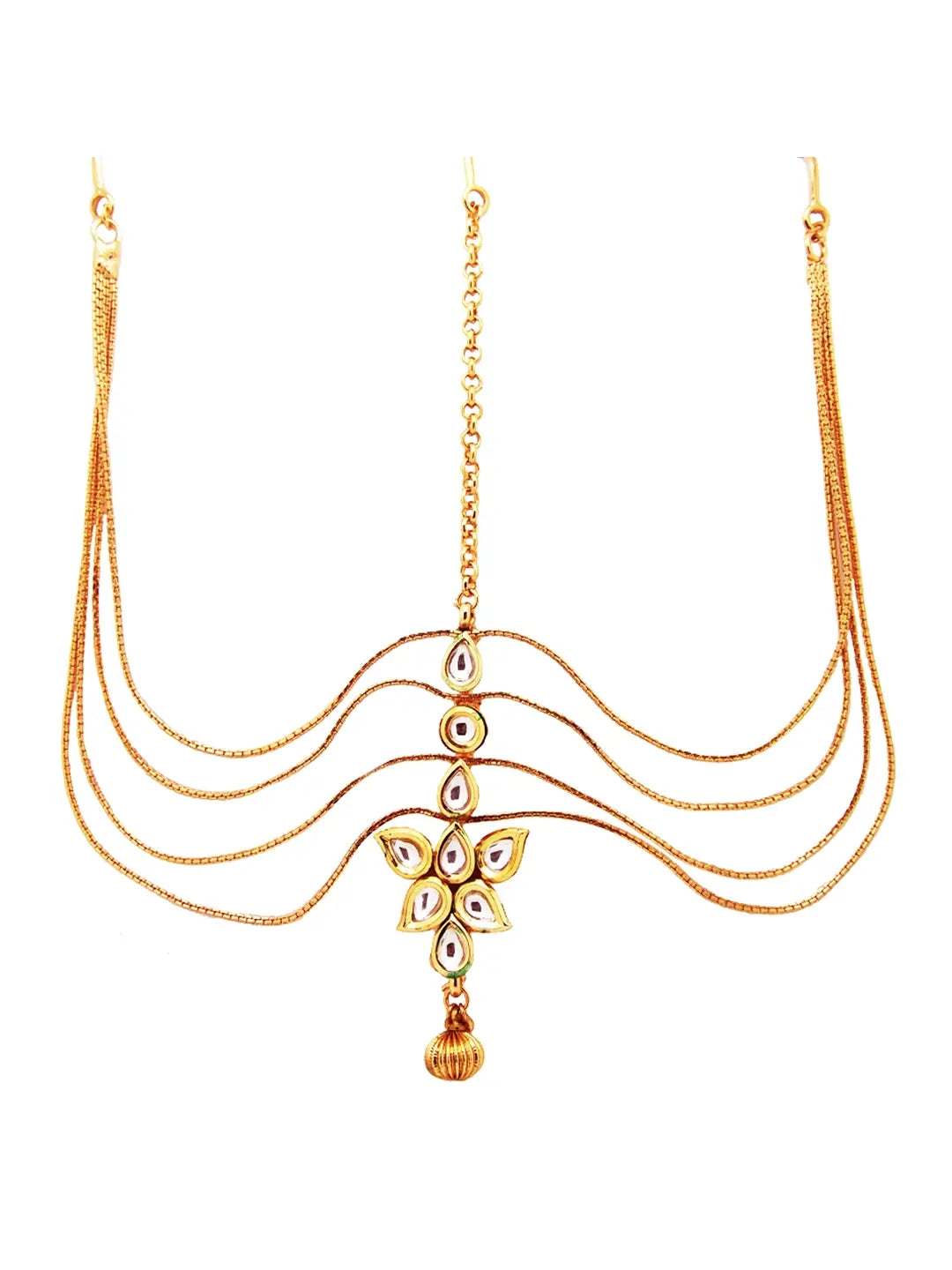 Gold Plated Layered Mathapatti