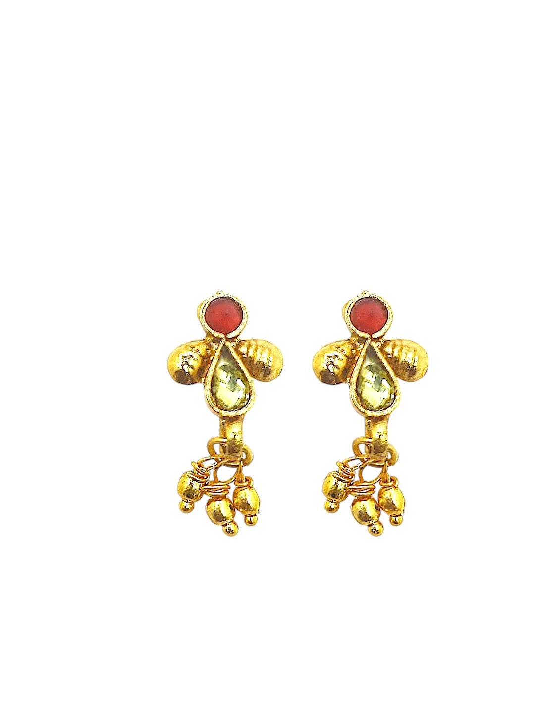 Women Black Gold-plated Mangalsutra