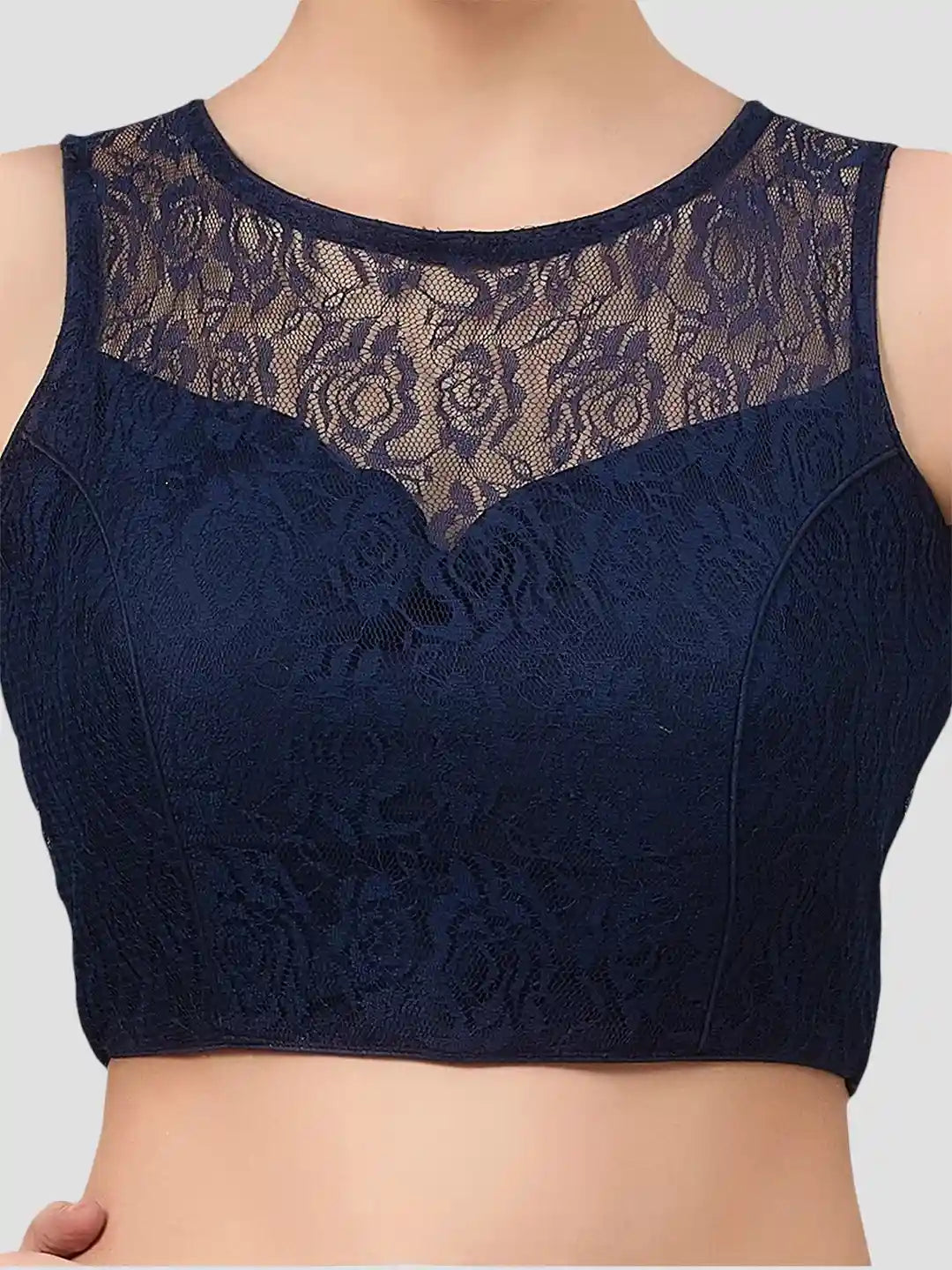 Navy Floral Elegance