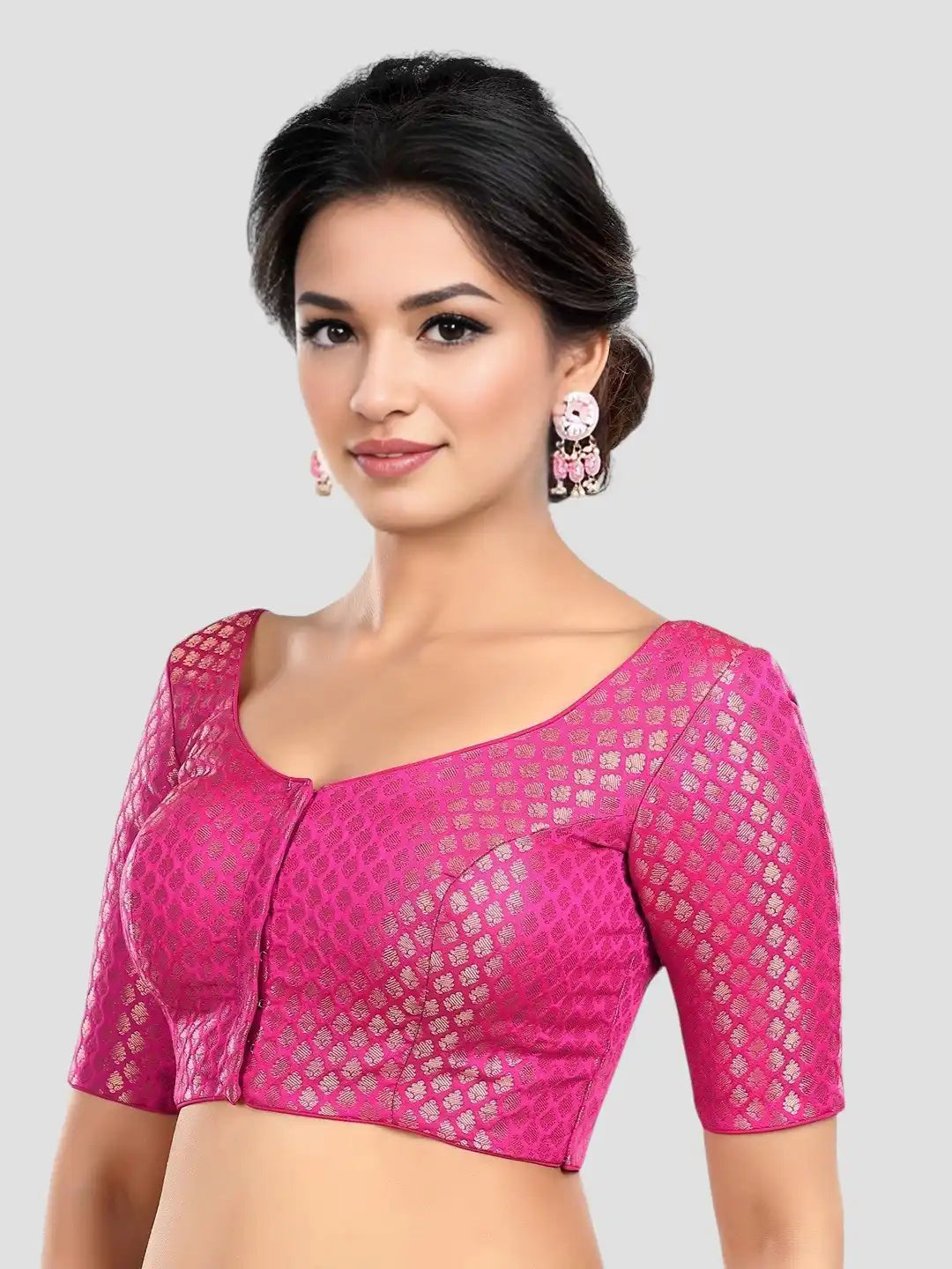 Rani Brocade Printed Blouse