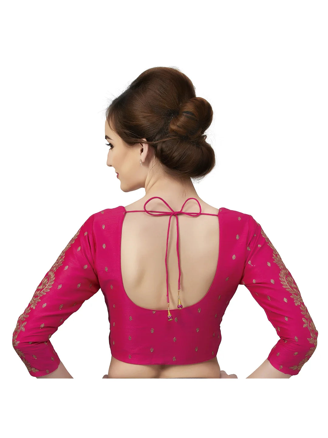 Rani Pink Embroidered Blouse