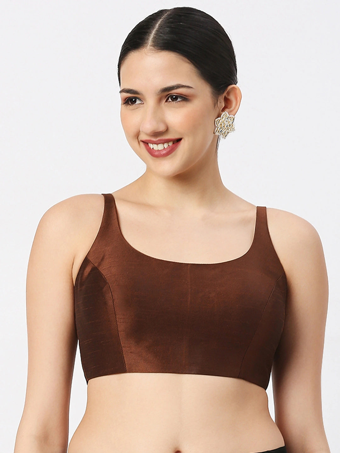 Earth Tone Sleeveless Elegance