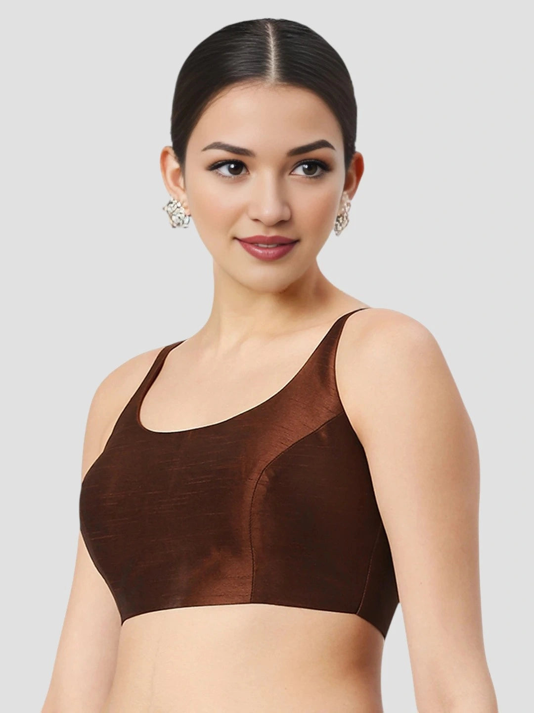 Earth Tone Sleeveless Elegance