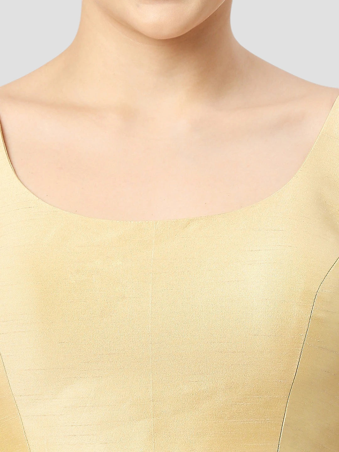 Gleaming Gold Sleeveless Blouse