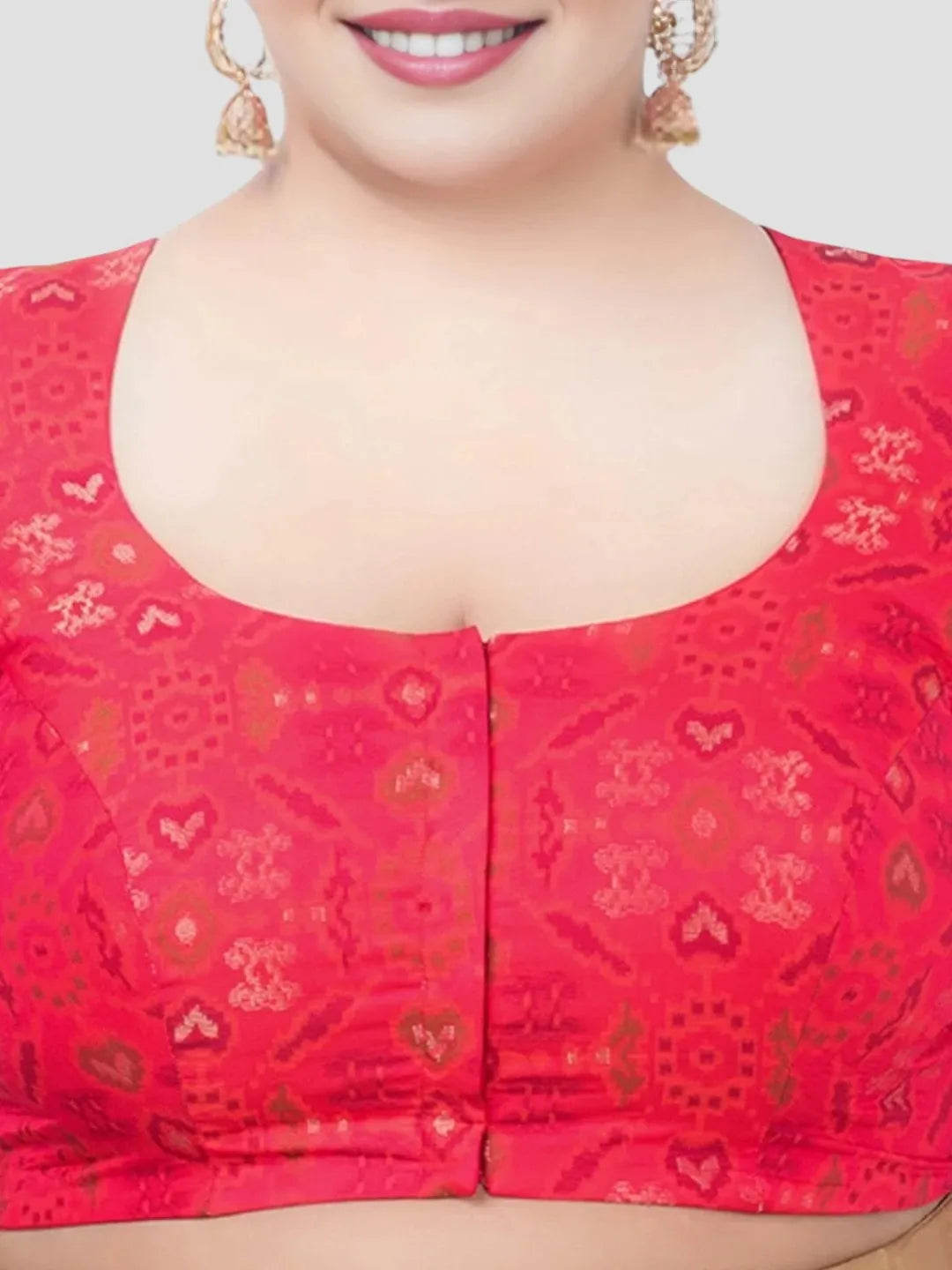 Red Georgette Printed Bliss