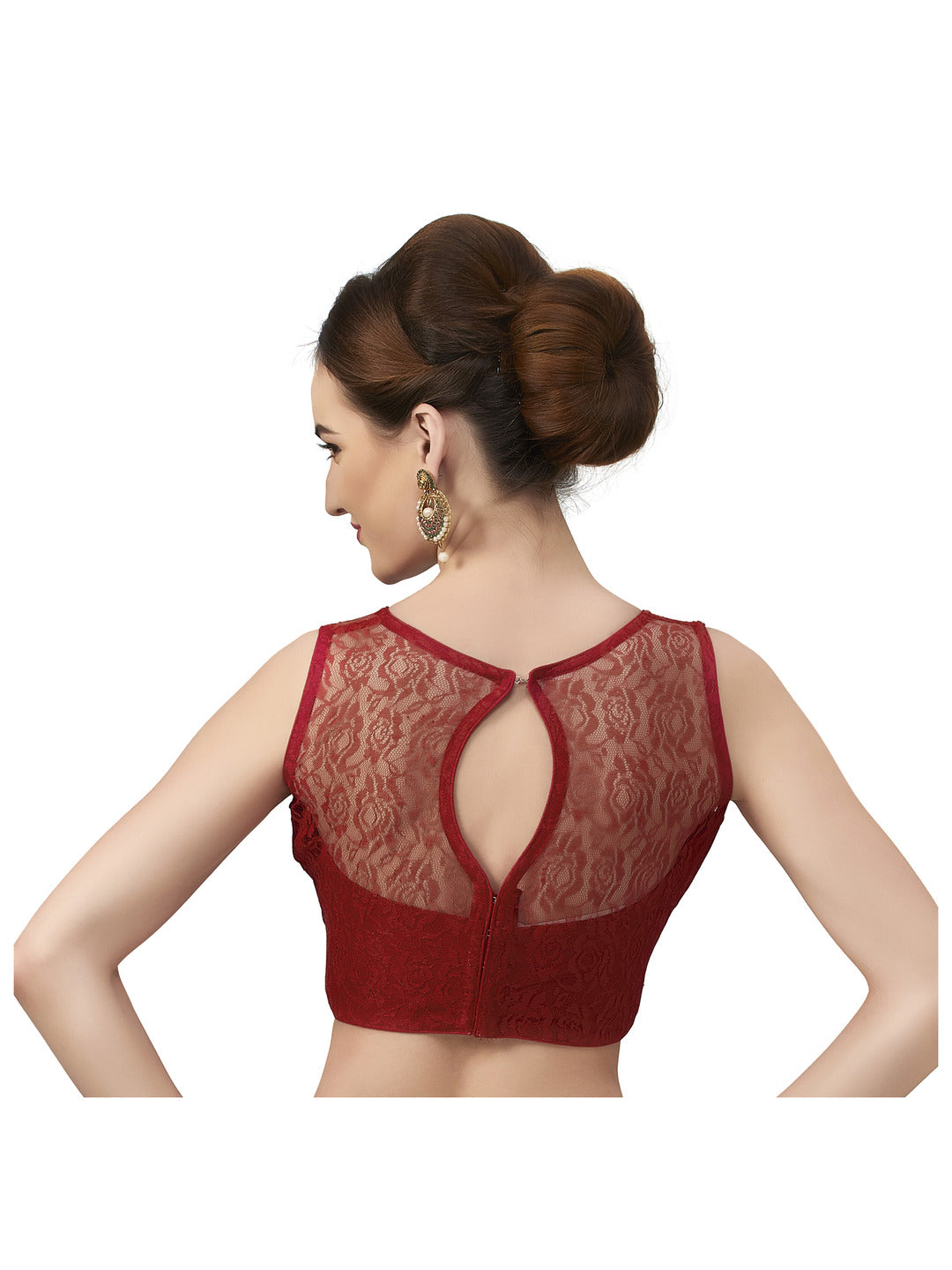 Maroon Floral Elegance