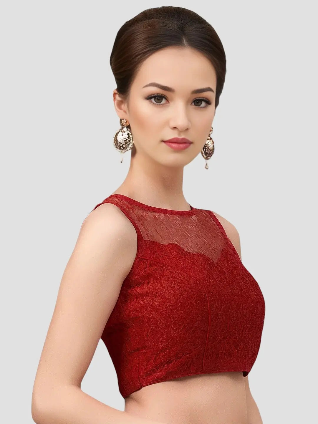 Maroon Floral Elegance