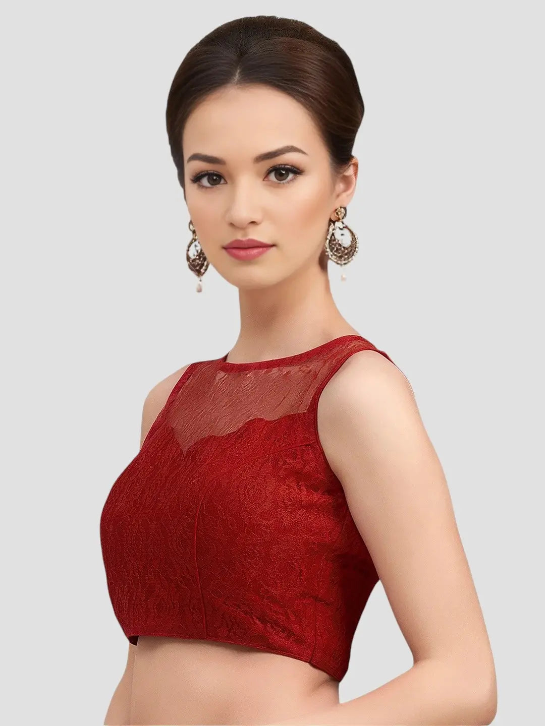 Maroon Floral Elegance