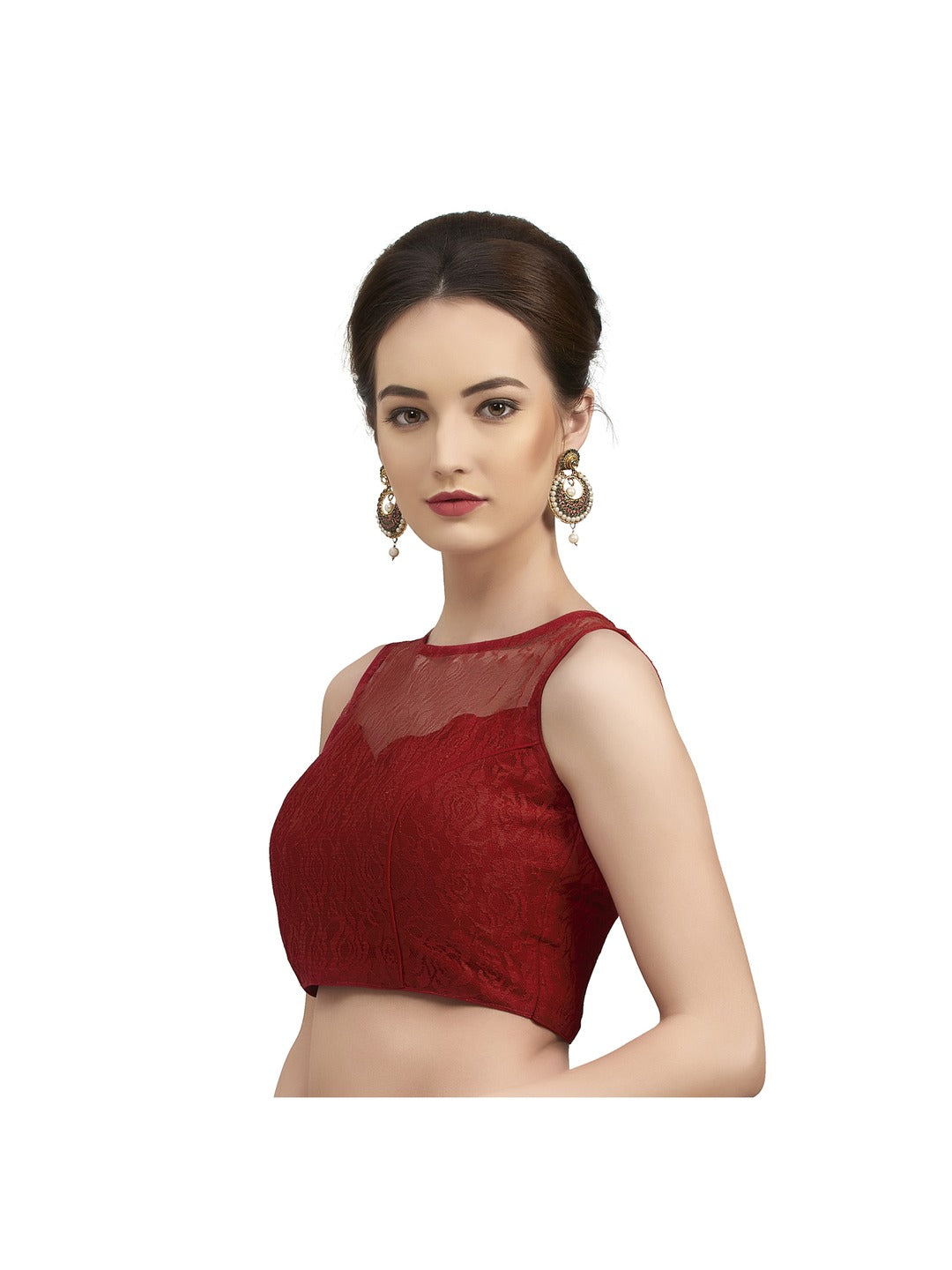 Maroon Floral Elegance