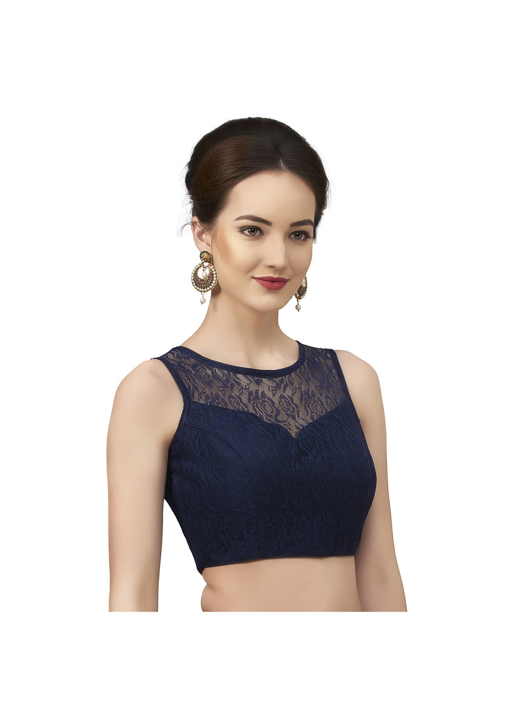 Navy Floral Elegance