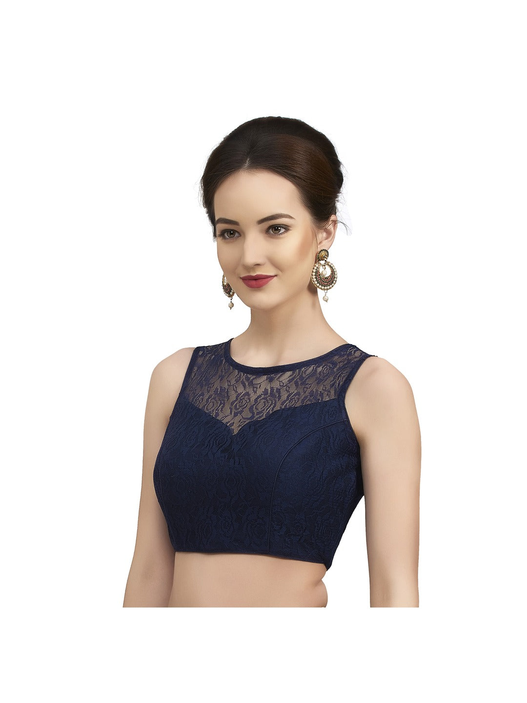 Navy Floral Elegance