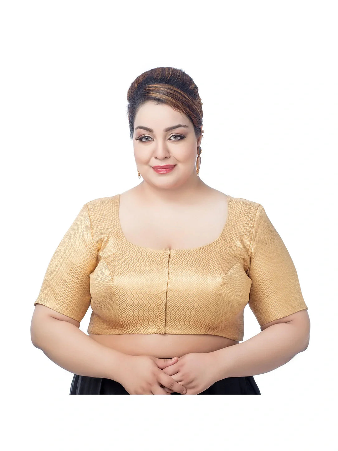 Golden Brocade Bliss Blouse