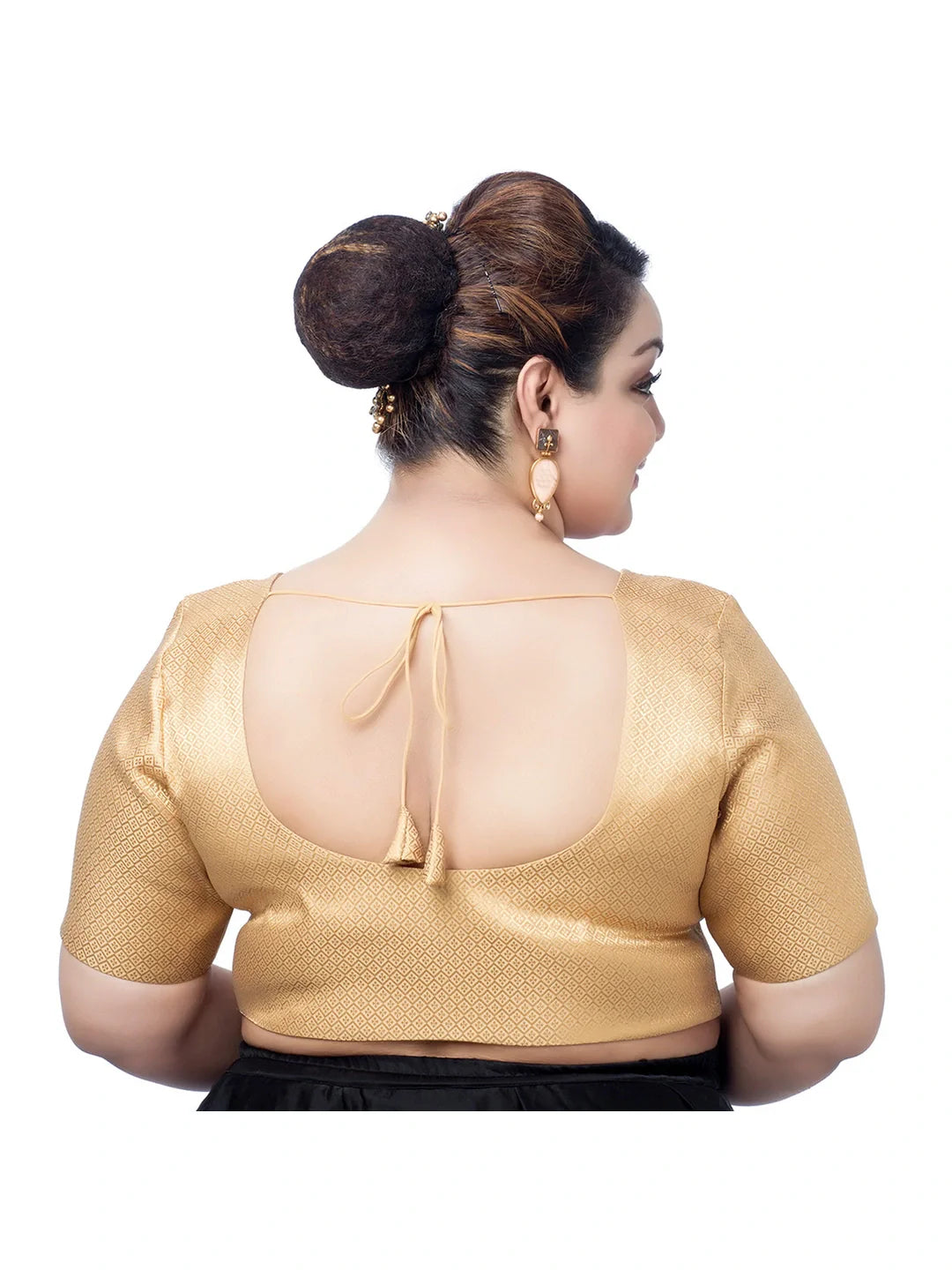 Golden Brocade Bliss Blouse