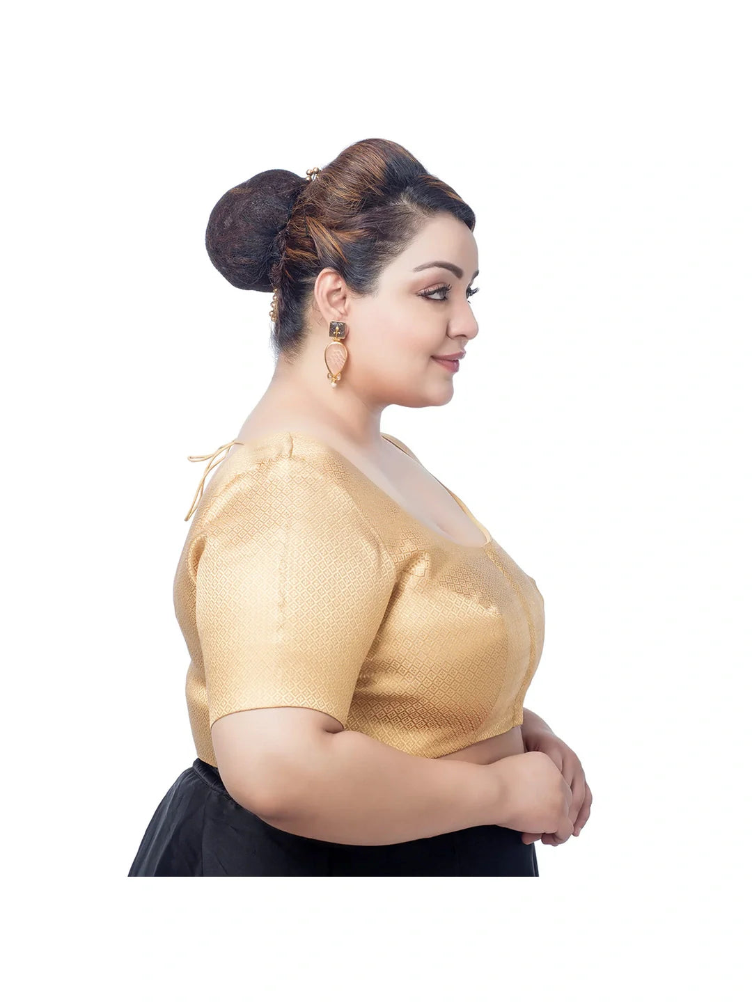 Golden Brocade Bliss Blouse