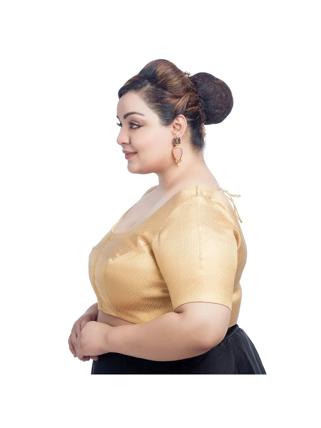 Golden Brocade Bliss Blouse